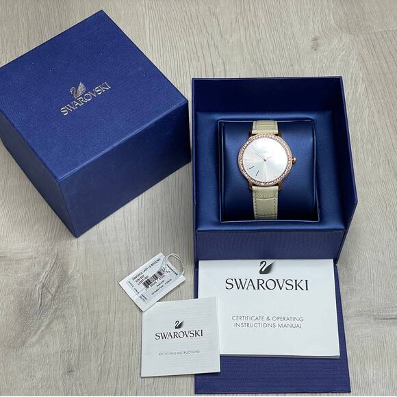 Swarovski Graceful Lady  Rose Gold Crystal Watch main image 8